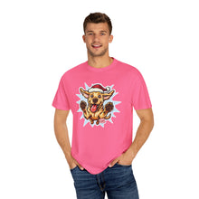 Load image into Gallery viewer, Christmas Yellow Labrador Retriever Dog T-shirt, Unisex Holiday Tee, Pet Lover Gift, Festive Animal Shirt, Funny Canine Apparel