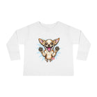 Happy Jumping Chihuahua Toddler Tee | Cute Dog Illustration