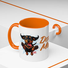 Load image into Gallery viewer, Doxie Mom Coffee Mug | Cute Dachshund Mom Gift (11oz Accent Mug)