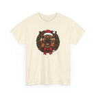 Christmas GSD Puppy Shirt, Holiday T-Shirt, Unisex Cotton Tee, Santa German Shepherd Dog Shirt