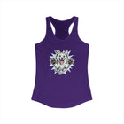 Women's Ideal Happy Husky Puppy Racerback Tank