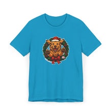Load image into Gallery viewer, Festive Golden Retriever Dog Lover T-Shirt | Holiday Gift, Unisex Christmas Tee, Animal Lover Apparel, Cute Pet Shirt, Funny Dog Shirt
