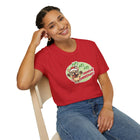 Christmas Frenchie Unisex Softstyle T-Shirt, Festive Dog Tee, Holiday Gift, Cute Pug Shirt, Casual Wear, Christmas Apparel