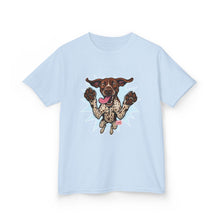Load image into Gallery viewer, Playful German Shorthaired Pointer Dog Graphic Kids Tee