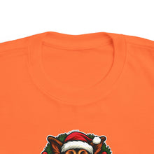 Load image into Gallery viewer, Toddler's Christmas German Shepherd Puppy Tee | Cute Holiday Shirt, Toddler GSD Dog xmas, Kids Holiday Apparel, Winter Fashion, Santa Tee
