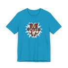 Fun Red and White Border Collie Dog Lover T-Shirt, Cute Pet Tee, Animal Lover Gift, Birthday Present for Dog Moms/Dads