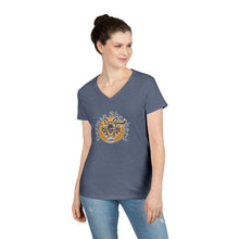 Load image into Gallery viewer, German Shepherd Graphic Tee – Ladies V-Neck Dog Lover Shirt