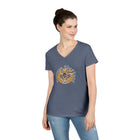 German Shepherd Graphic Tee – Ladies V-Neck Dog Lover Shirt