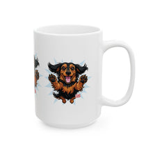 Load image into Gallery viewer, Dachshund Happy Pup Ceramic Mug (11oz &amp; 15oz)