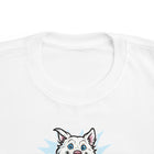 Happy Jumping Husky Toddler Tee | Cute Dog Paw Print