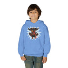 Youth Hoodie with Playful Dachshund Dog Design, Cozy Sweatshirt for Animal Lovers, Fun Pet Apparel, Gift for Kids, Perfect for Casual Wear