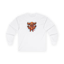 Load image into Gallery viewer, Playful Cocker Spaniel Dog Art Long Sleeve Tee | Pet Lover Gift, Animal Hoodie, Casual Wear, Birthday Present, Cozy Outdoor Top