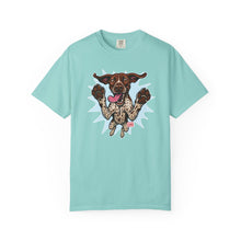 Load image into Gallery viewer, Playful German Shorthaired Pointer Dog Graphic Tee, Casual Pet Lover Shirt, Funny Dog T-Shirt, Gift for GSP Owners