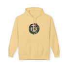Festive Boston Terrier Wreath Design Hoodie - Cozy Winter Apparel, Gift for Her, Holiday Essentials, Warm Fleece, Casual Wear