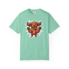 Load image into Gallery viewer, Playful Cocker Spaniel Dog Graphic T-Shirt, Pet Lover Tee, Unisex Cotton Top, Fun Gift for Dog Owners, Casual Wear Shirt