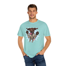 Load image into Gallery viewer, Playful German Shorthaired Pointer Dog Graphic Tee, Casual Pet Lover Shirt, Funny Dog T-Shirt, Gift for GSP Owners