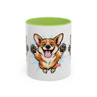 Corgi Coffee Mug - Cute Happy Corgi Accent Mug (11oz)