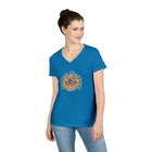 German Shepherd Graphic Tee – Ladies V-Neck Dog Lover Shirt