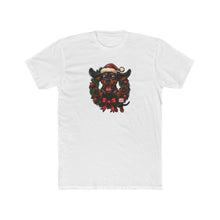 Load image into Gallery viewer, Festive Dachshund Dog Wreath Tee, Dog Lover Gift, Christmas Apparel, Holiday T-Shirt, Unisex Graphic Tee, Pet Lover Gift