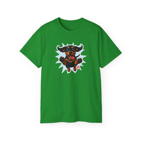 Playful Dachshund Pet Lover's Tee, Dog Lover T-Shirt, Funny Graphic Shirt, Casual Wear, Gift for Dog Parents, Soft Cotton Tee