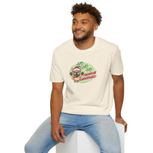 Load image into Gallery viewer, Christmas Frenchie Unisex Softstyle T-Shirt, Festive Dog Tee, Holiday Gift, Cute Pug Shirt, Casual Wear, Christmas Apparel