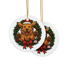 Golden Retriever Holiday Ornaments, 2-Sided Print, Dog Lover Gift, Pet Memorial, Christmas Decorations, Personalized Gifts