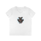 Playful Cane Corso Dog Lover's V-Neck T-Shirt, Pet Owner Gift, Animal Lover Apparel, Casual Tee, Birthday Gift, Women's Everyday Wear