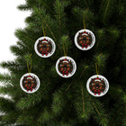 Festive German Shepherd Puppy Ceramic Ornaments, Holiday Decor, Personalized Gifts, Tree Decorations, My First Christmas