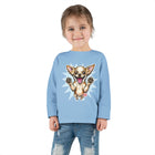Happy Jumping Chihuahua Toddler Tee | Cute Dog Illustration