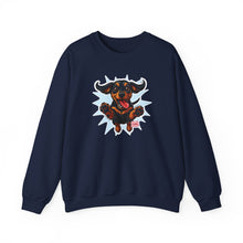 Load image into Gallery viewer, Playful Dachshund Dog Crewneck Sweatshirt | Funny Dog Lover Gift, Unisex Sweatshirt, Pet Owner Apparel, Casual Cozy Wear, Birthday Gift