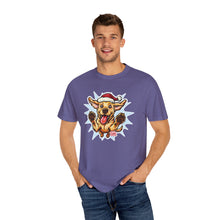 Load image into Gallery viewer, Christmas Yellow Labrador Retriever Dog T-shirt, Unisex Holiday Tee, Pet Lover Gift, Festive Animal Shirt, Funny Canine Apparel