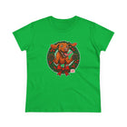 Festive Vizsla Dog Lover's Tee, Cute Animal T-Shirt, Holiday Gift, Casual Wear, Fun Christmas Design, Wreath Print Top
