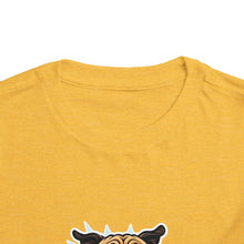 Load image into Gallery viewer, Toddler Tee — Playful Jumping Pug Graphic Shirt for Kids