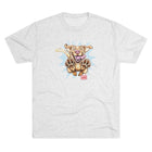 Playful Yellow Labrador Retriever Dog Graphic Tee | Cute Yellow Lab Puppy Paw Print T‑Shirt