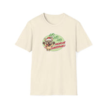 Load image into Gallery viewer, Christmas Frenchie Unisex Softstyle T-Shirt, Festive Dog Tee, Holiday Gift, Cute Pug Shirt, Casual Wear, Christmas Apparel