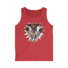 Dog Jumping Graphic Tank Top — Playful Pointer Design for GSP Dog Lovers