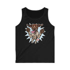 Dog Jumping Graphic Tank Top — Playful Pointer Design for GSP Dog Lovers