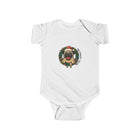 Cute Christmas Pug Baby Bodysuit, Infant Holiday Outfit, Newborn Christmas Apparel, Baby Shower Gift, Adorable Christmas Onesie, First Christmas