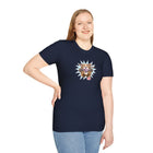 OMG Red Nose Pitbull Unisex Softstyle Shirt - A Happy and Excited Pit Bull on a High Quality Shirt for Dog Lovers