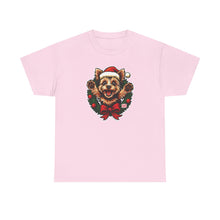 Load image into Gallery viewer, Christmas Yorkie Dog T-Shirt, Holiday Pet Tee, Unisex Graphic Tee, Cute Dog Lover Gift, Santa Dog Shirt, Christmas Apparel