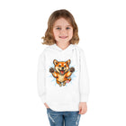 Toddler Hoodie — Playful Jumping Shiba Inu Puppy