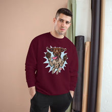 Load image into Gallery viewer, Champion Sweatshirt - Playful Jumping German Shorthaired Pointer Graphic GSP Premium Crewneck