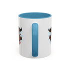 Dachshund Jumping Dog Accent Coffee Mug Cute Wiener Dog Gift (11oz)
