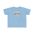 Happy Jumping Husky Toddler Tee | Cute Dog Paw Print