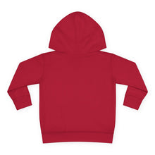 Load image into Gallery viewer, Adorable Toddler Fleece Hoodie with Playful Pug Design, Kids Pullover, Cute Dog Sweater, Pet Lover Gift, Cozy Toddler Apparel