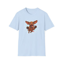 Load image into Gallery viewer, Vizsla Dad Shirt Men, Happy Vizsla Puppy T-Shirt, Excited Running Vizsla Mens Tee, Welcome Home Dog Shirt, Vizsla Lover Gift for Him