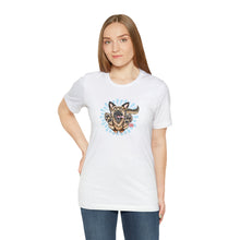 Load image into Gallery viewer, Happy German Shepherd Unisex Jersey Short Sleeve Tee