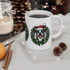 Festive Boston Terrier Dog Lover Mug, Christmas Dog Mug, Holiday Gift for Pet Owners, Cute Puppy Design Cup, Funny Coffee Tea Mug