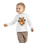 Shiba Inu Puppy Toddler Long Sleeve Tee | Cute Jumping Dog Kids Shirt