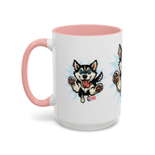 Load image into Gallery viewer, Playful Siberian Husky Dog Coffee Mug, Cute Pet Lover Gift, Fun Drinkware, Husky-Themed Present, Mother's Day Gift